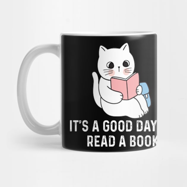 It's a Good day to read a book by LaroyaloTees